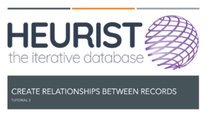 Learn Heurist | Tutorial 3 Video | Create Relationships Between Records